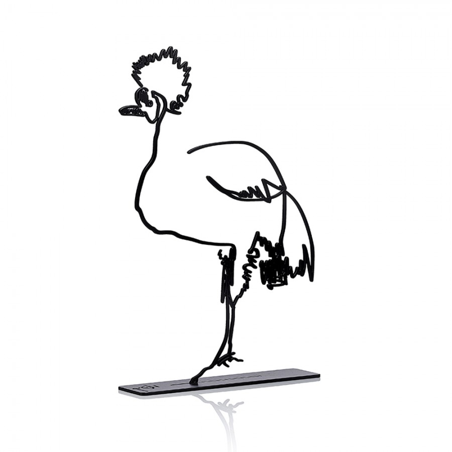 Wanetik Art - Crowned Crane