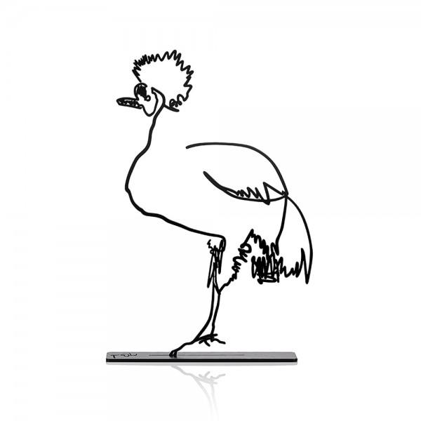 Wanetik Art - Crowned Crane