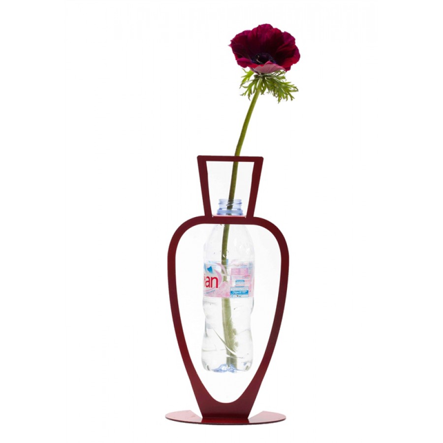 Primavera Bottle Vase - Red
