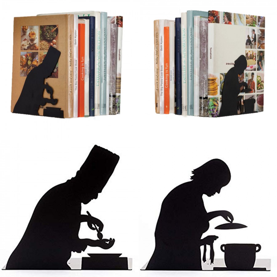 "By the book" Bookend for cookery books Artori Design