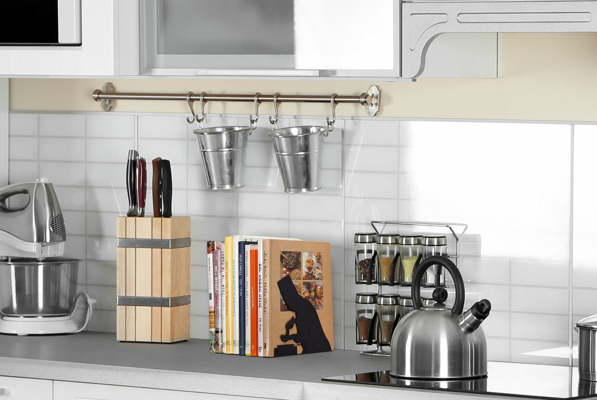 "By the book" Bookend for cookery books Artori Design